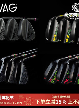 SWAG高尔夫挖起杆黑色咒语系列切杆沙坑三支装杆头限量挖起杆