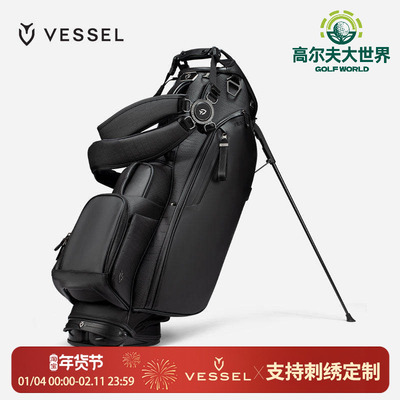 26新品vessel高尔夫球包PlayerV轻便支架包golfbag男女6格8.5寸