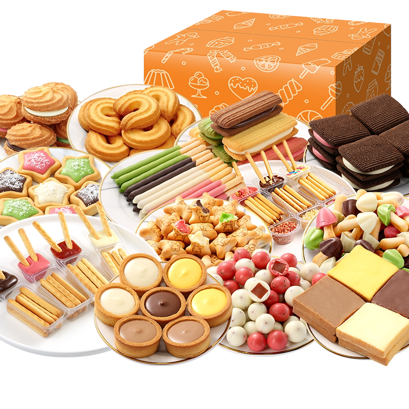 网红零食健康营养大礼包儿童饼干