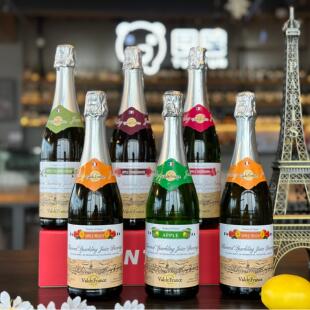 法国进口Vadel沃迪安无醇起泡酒0度无酒精甜型气泡水苹果汁送礼酒