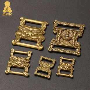 藏式孜巴雪狮面经书扣包包挂件民族挂饰文玩配件西藏工艺品藏饰品