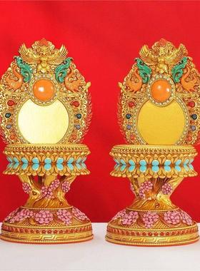 藏式民族风佛龛底座摆件