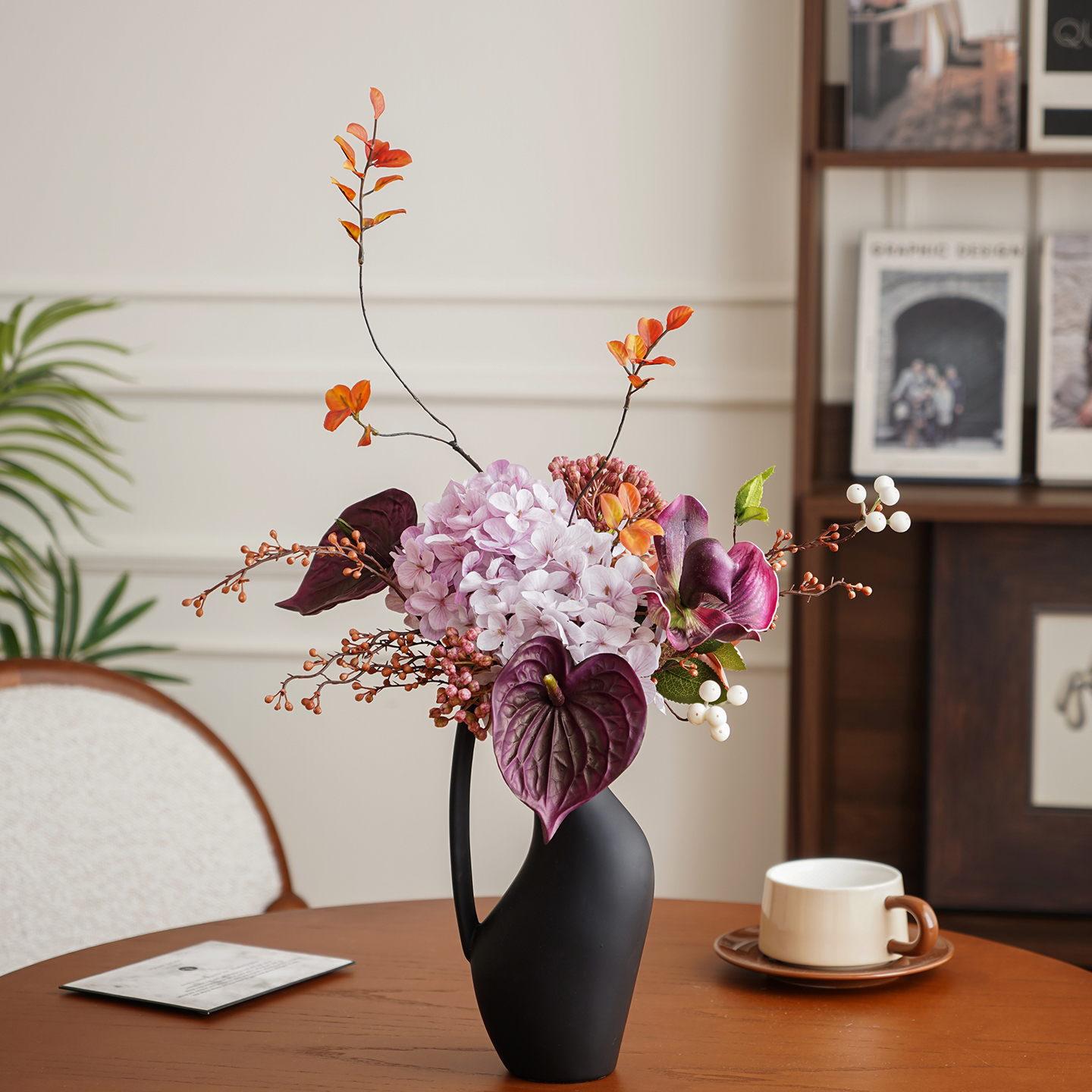 艺术造型轻奢高端假花仿真花束摆设客厅餐桌电视柜花艺摆件装饰花