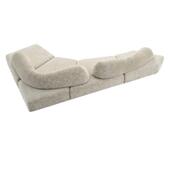 意式 1大平层户发异形客厅布沙双型面坐懒人岩 极简沙发别艺墅3132