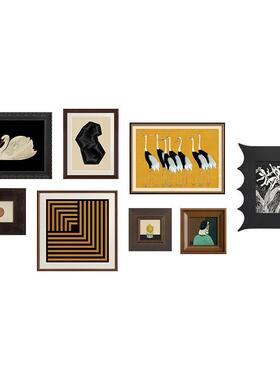 代法式复古现老al202412钱风小众艺术客合厅装饰组北欧中画古玄关