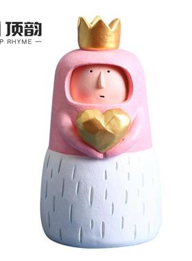 治愈DY20492系代抽象个居性百搭家装饰桌面摆现简约动物国件王树