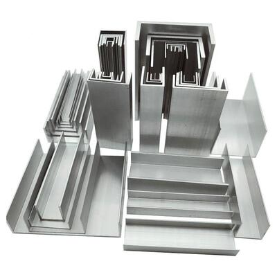 U型槽铝铝合CJK金玻工包边导轨卡槽璃业固定凹槽5型材0100铝槽