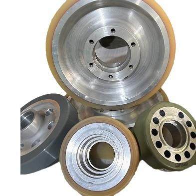 厂家直发煤TEM矿单轨吊机车驱动轮3轮04*100包胶轮3055*95驱动40*