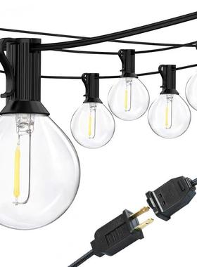 120v美节规G40LED灯串户外UL25FT庭灯防水装饰灯院诞圣灯日灯