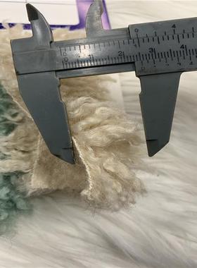 滩现货25MM毛高小毛仿羊毛小萝卜丝羊羊卷毛复合服装毛绒NFZ面料