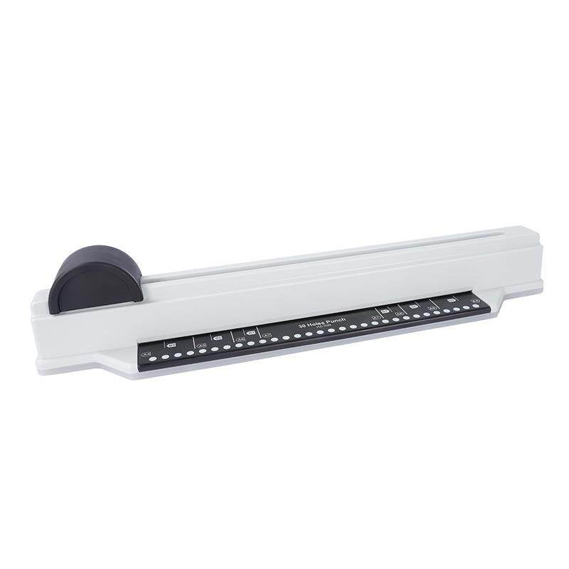 手推30孔打孔机办公家用A4/B5/A5/B6/A6/B7/A7均可打洞一机多用