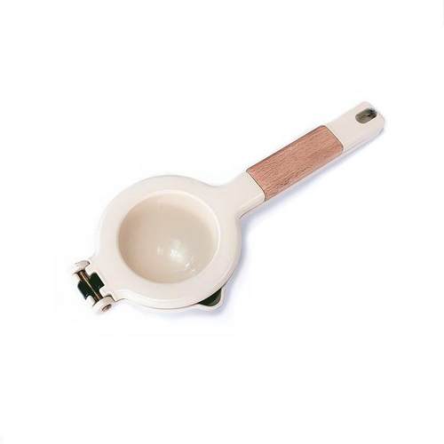 厂家直供双层柠檬夹家用木质手动柠檬榨汁器家用大号水果压汁器