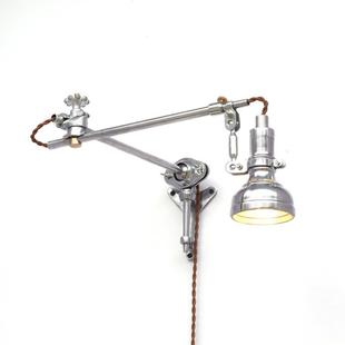 饰405 美复古工业风lo厅t可调铝铸伸缩壁灯式 卧室f客餐厅长杆装