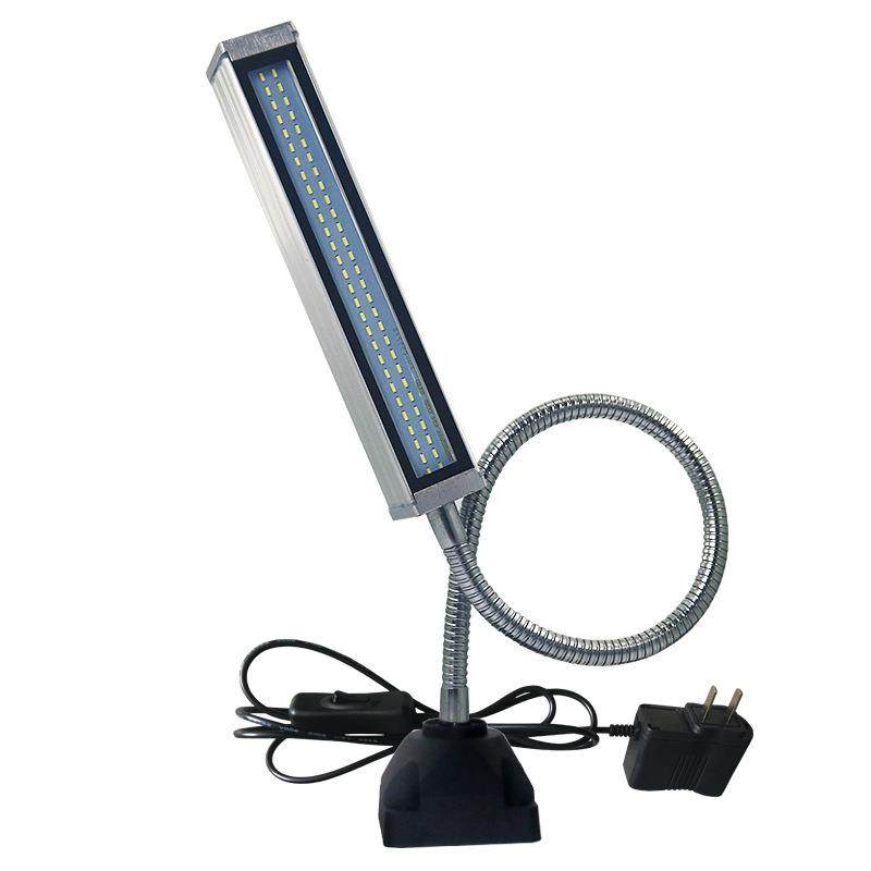 led机床工作灯220v车床工作灯24v长臂万向软管防水机床磁力灯36v