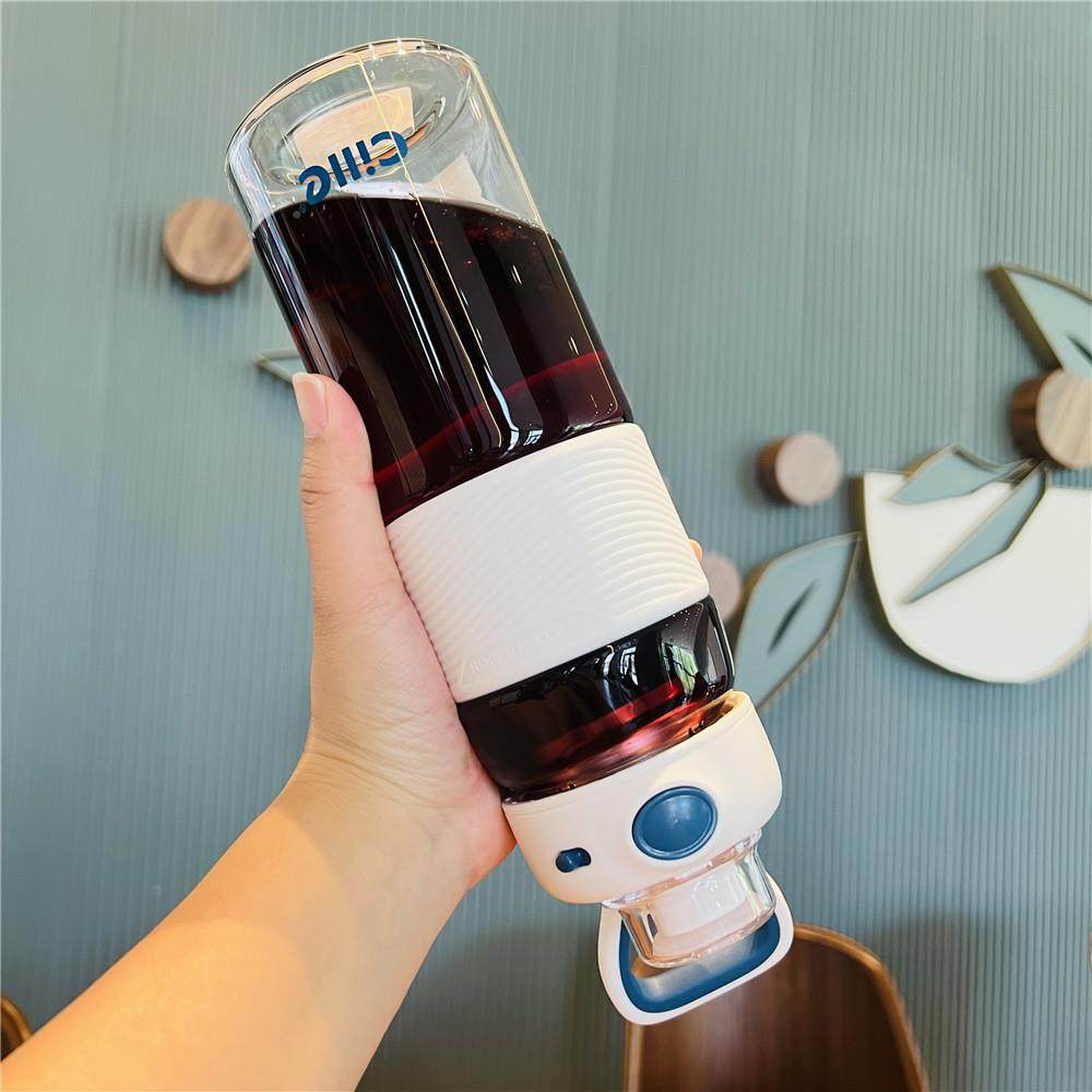 璃杯便水杯网红奶瓶级茶漏2232大容量家用携动茶水玻分离泡运茶杯,餐饮具,玻璃杯,淘宝优惠券,粉丝福利购,淘宝优惠卷