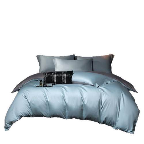 全轻上xmj-bula5A奢抗菌100支长绒棉纯棉四件套床单棉被套酒店床