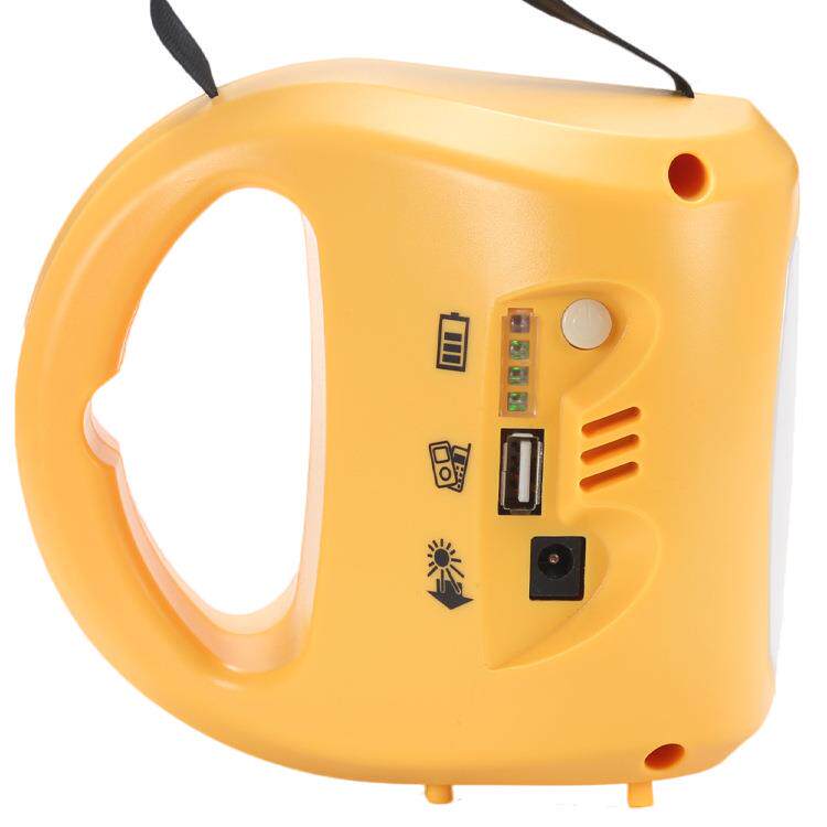 便携式家用太阳能灯多能功小外露营型直流应户95急照明太阳能手提