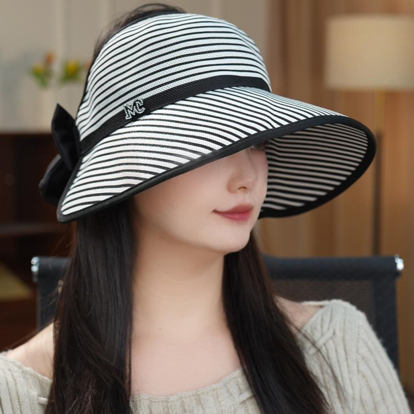 夏季防晒帽女士大帽檐时