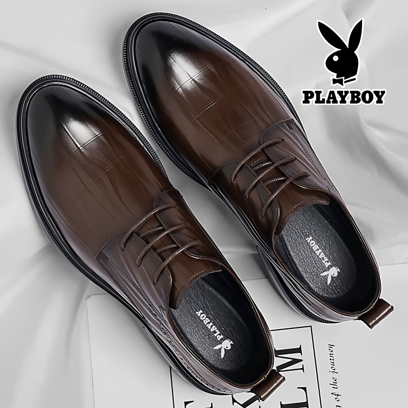 花花公子2005秋冬季真皮商务皮鞋新款正装英伦男鞋增高结婚新郎鞋,流行男鞋,正装皮鞋,淘宝优惠券,粉丝福利购,淘宝优惠卷