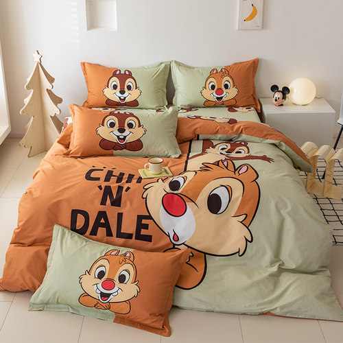 纯棉四件套卡通新款床品