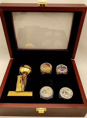 2023掘金勇士湖人骑士公牛詹姆斯科比库里总冠军戒指收藏饰品