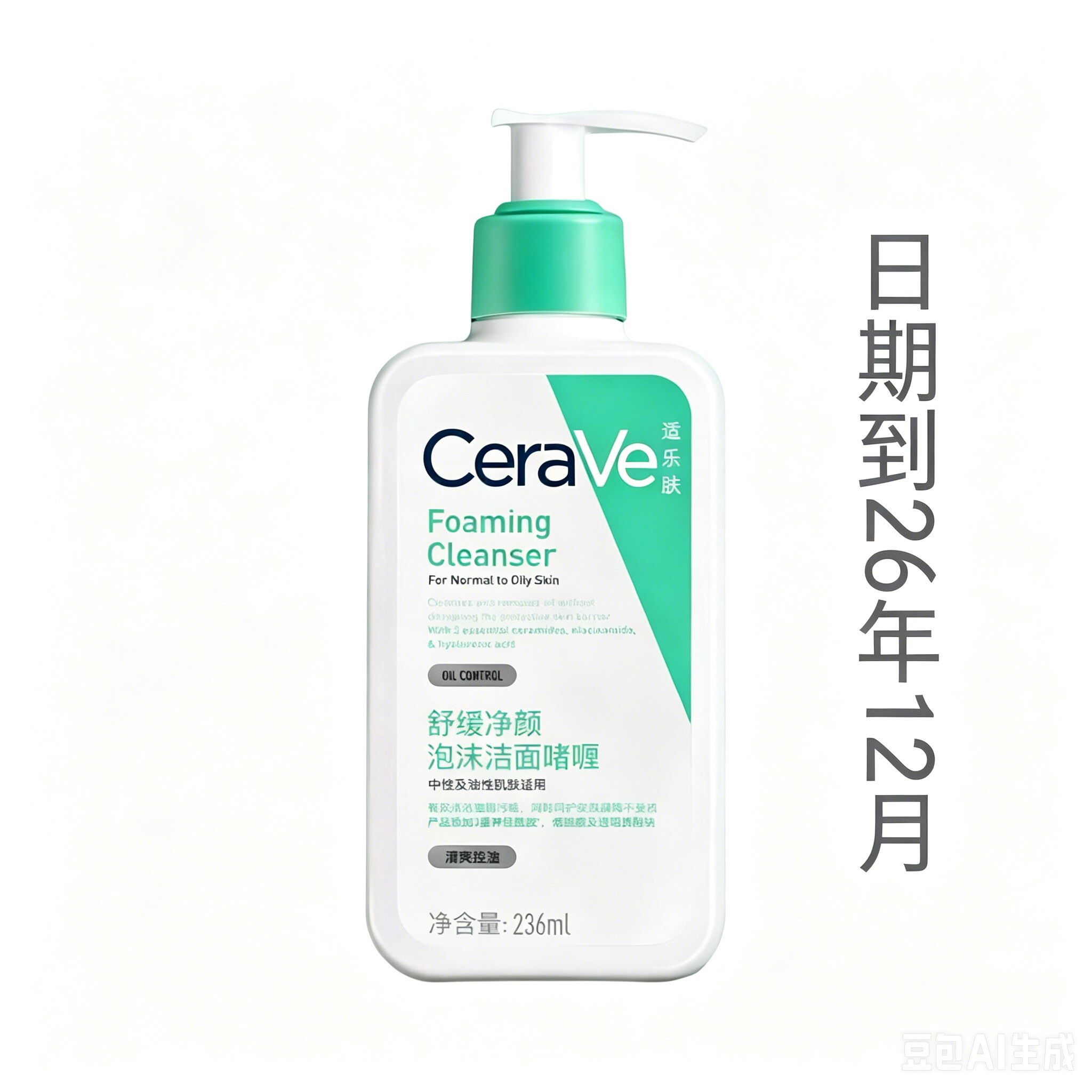 洁面啫喱236ml温和控油深层洁面