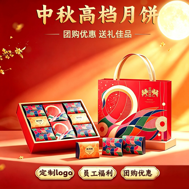万利园月饼礼盒装中秋节送礼团购月饼