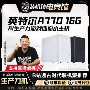 机猿自营电竞馆 13400F主机diy电脑AI生产力装 A770主机 intel