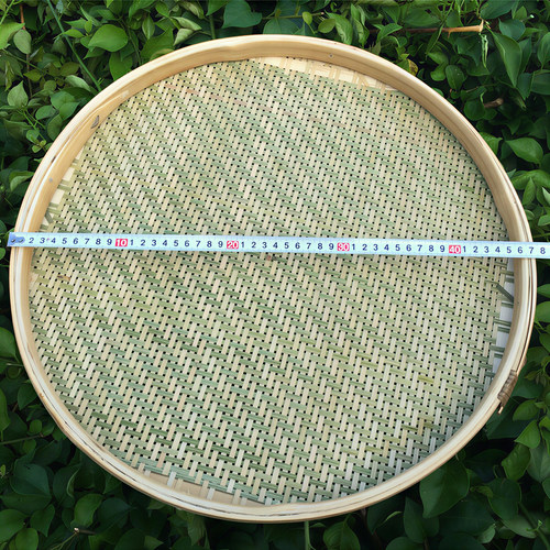 有孔筛子竹编簸箕晾晒家用米筛