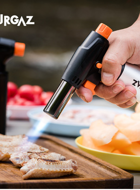 nurgaz手持喷火器枪烤烘焙烧寿司喷火枪点火器便携式火焰枪化金枪