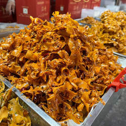 淄博炒锅饼山东特色炒饼小吃特产网红美食解馋休闲零食开袋即食