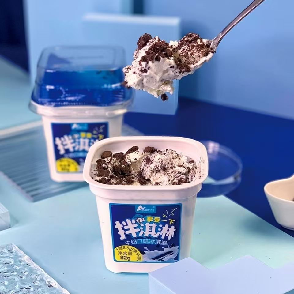 曲奇淇淋麦旋风网红冰激凌