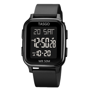 初高中学生手表男款2025年新款电子表女青少年运动防水方形多功能