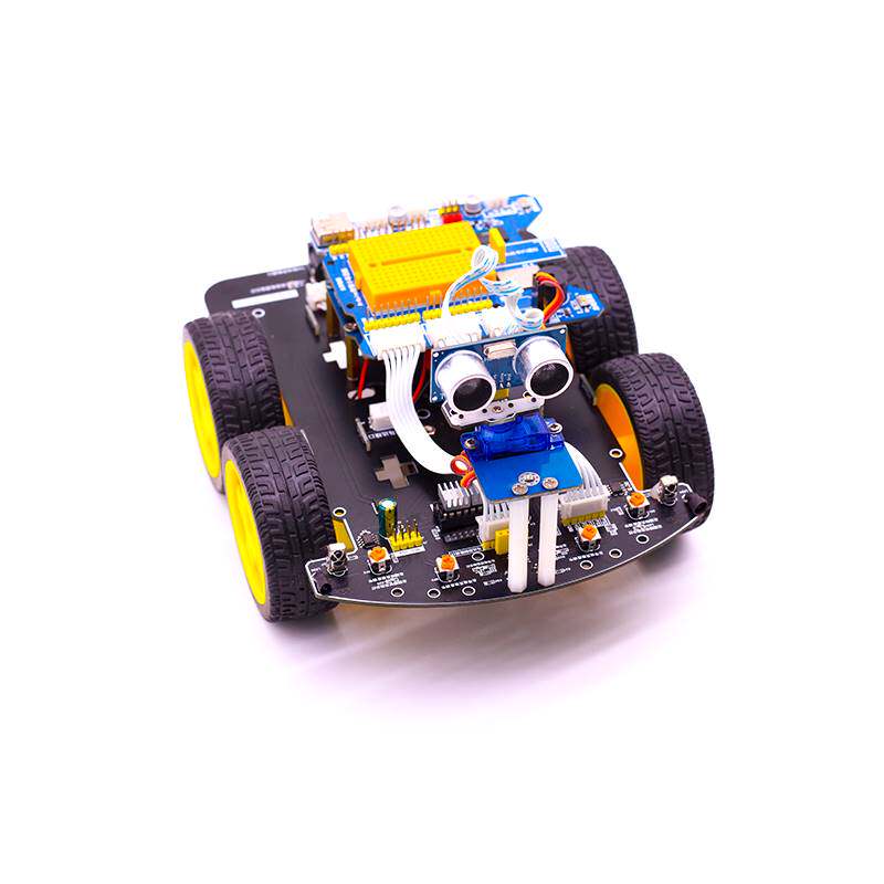 arduino智能小车scratch3编程机器人mind 智能车循迹避障蓝牙wifi