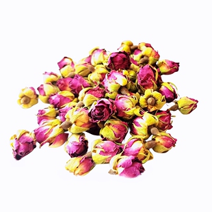 新疆和田玫瑰花茶干花瓣于田香茶阿塔米拉丝重瓣红玫瑰花苞花蕾茶