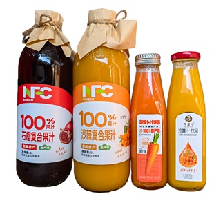 新疆蜂疆红冷榨沙棘汁NFC胡萝卜汁石榴汁婚宴饭店景区餐厅饮料