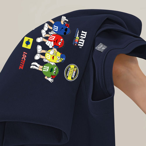 品牌折扣~外贸专柜海外撤回街头百搭新款纯棉印花短袖T恤男女同款