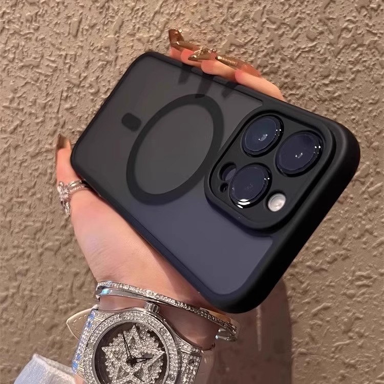适用苹果16手机壳iPhone16promax新款15pro磨砂磁吸14plus无线充电13pm全包12镜头全包小众11防摔保护套外壳