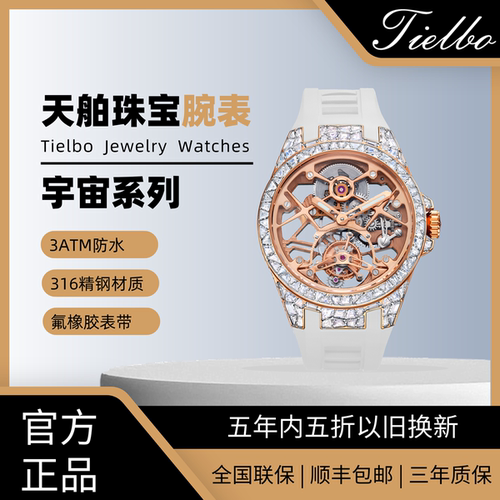 TIELBO/天舶镂空陀飞轮机械机芯