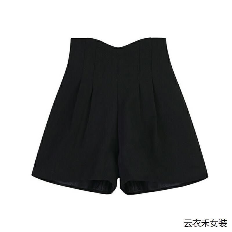 大尺码西装短裤女春夏a字
