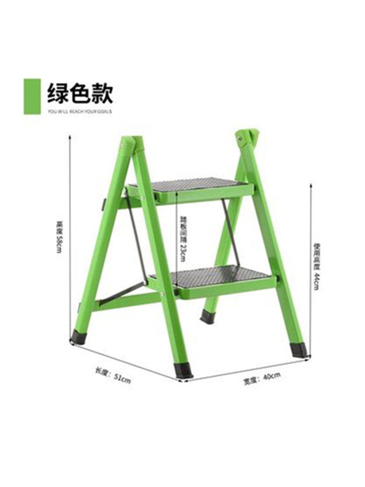 T小型迷你舞台简约梯子家用折叠架子非绝缘收缩凳书架高低凳脚i.