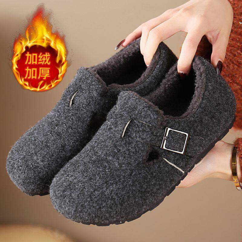 休闲风勃肯鞋2025冬季纯色勃肯棉鞋小个子复古港风冬天女鞋勃肯鞋,女鞋,勃肯鞋/软木鞋,淘宝优惠券,粉丝福利购,淘宝优惠卷