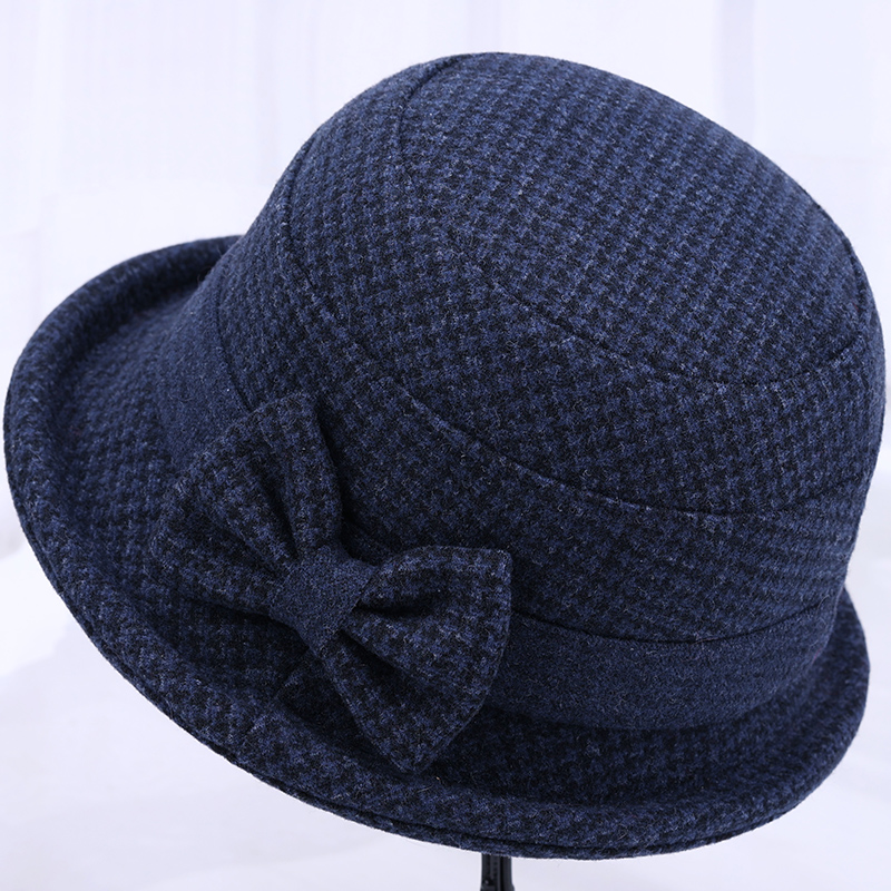 盆帽老太太奶奶布帽秋冬季新款