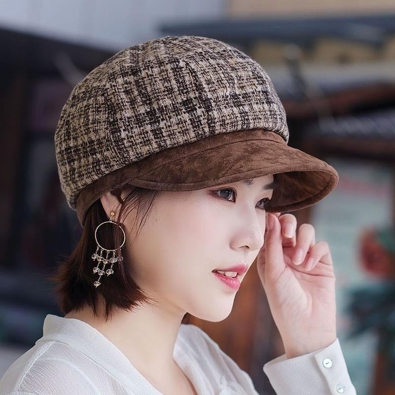 早秋贝雷帽女帽子士八角帽画家帽百搭逛街时装帽鸭舌帽显脸小棉帽,服饰配件/皮带/帽子/围巾,帽子,淘宝优惠券,粉丝福利购,淘宝优惠卷