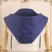 毛呢外套 2024新款 可拆卸帽子卫衣帽单独搭配风衣 假领子羽绒帽