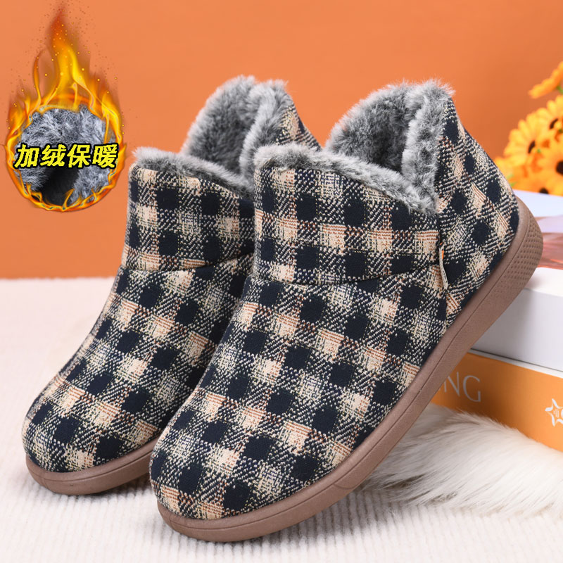 老北京布鞋棉鞋女中老年妈妈鞋