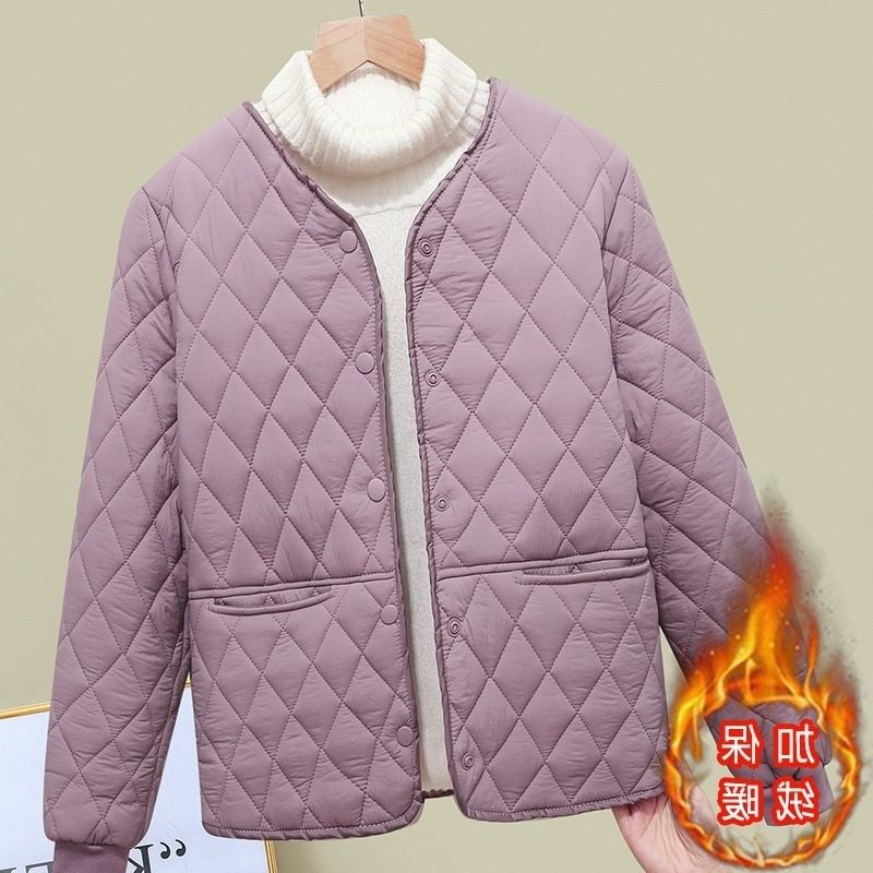 夹棉内胆女外套冬季新款2025年女士加绒棉衣女短款轻薄保暖小棉袄,女装/女士精品,羊绒衫,淘宝优惠券,粉丝福利购,淘宝优惠卷