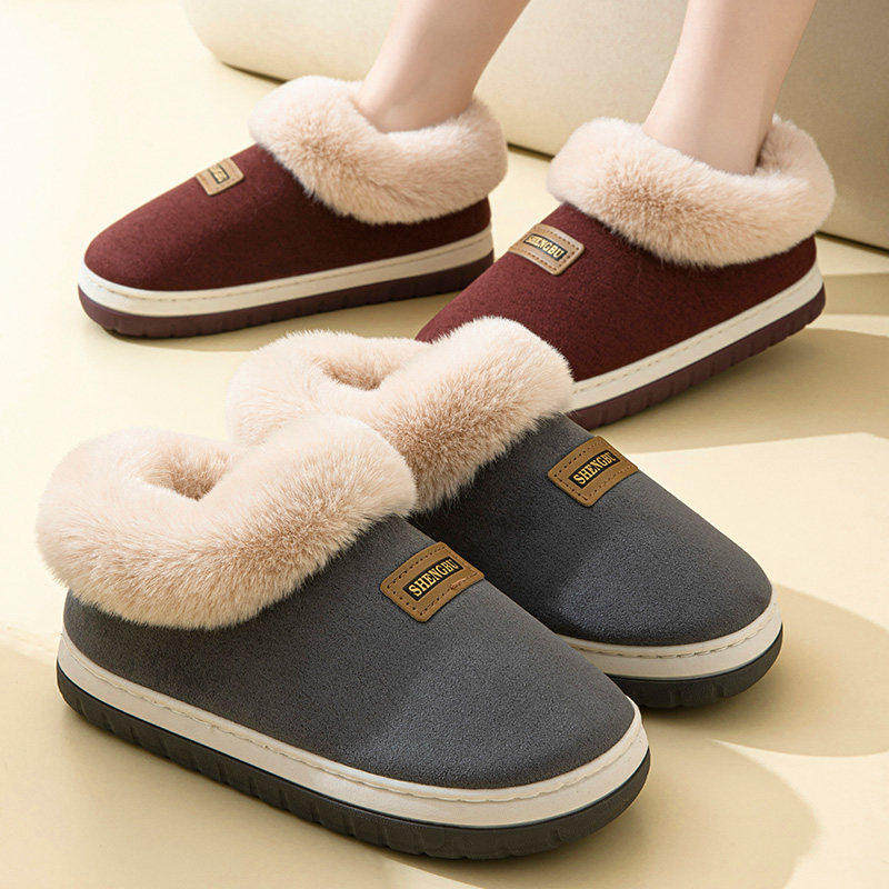 包跟棉鞋妈妈鞋全包跟棉拖鞋冬季新款加绒保暖舒适毛口外穿雪地靴,女鞋,勃肯鞋/软木鞋,淘宝优惠券,粉丝福利购,淘宝优惠卷