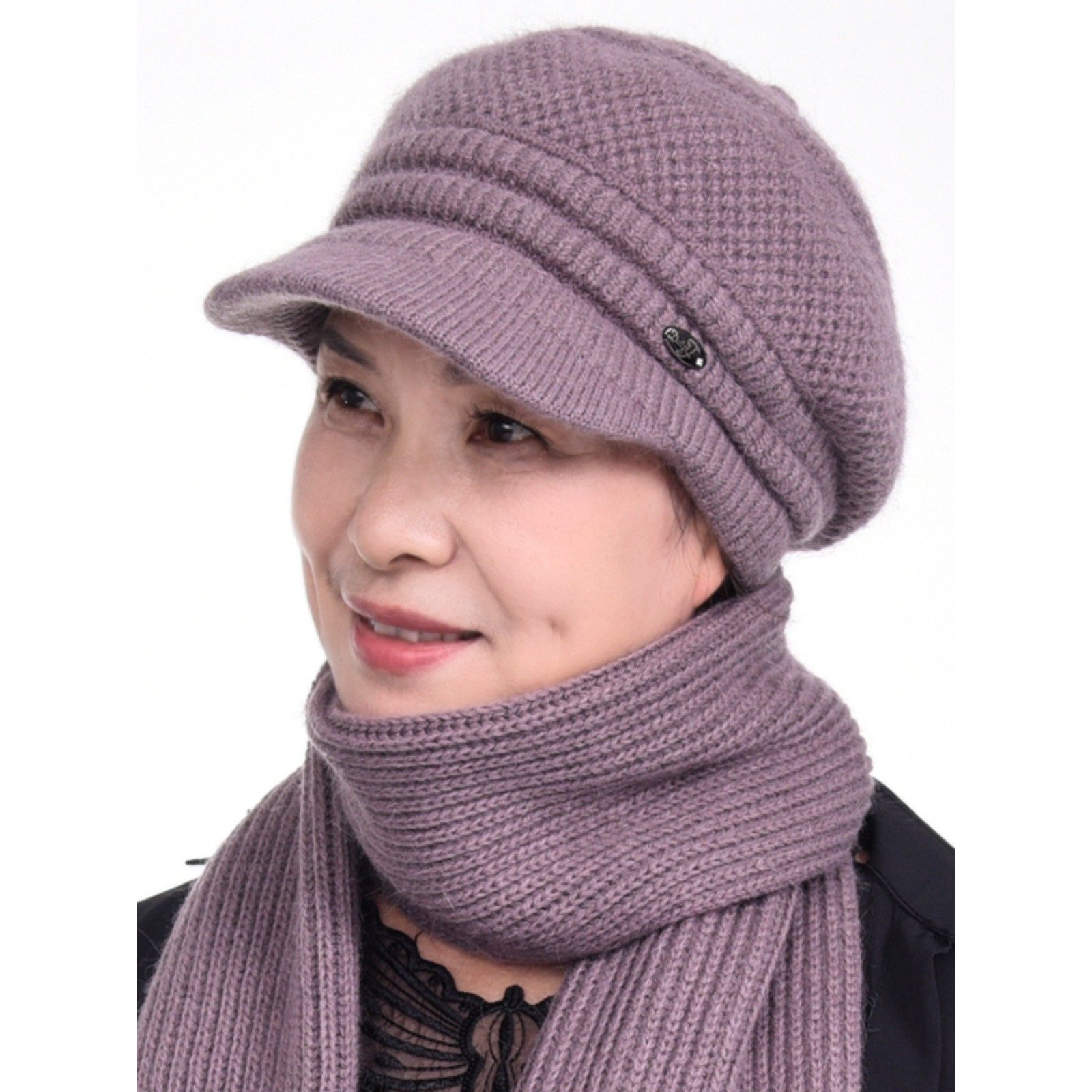 冬季毛毛保暖帽中老年妇女妈妈帽围巾毛毛衬里加厚奶奶老人防寒帽,运动包/户外包/配件,运动帽,淘宝优惠券,粉丝福利购,淘宝优惠卷