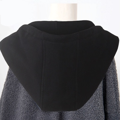 秋冬可拆卸帽子单买卫衣连帽羽绒